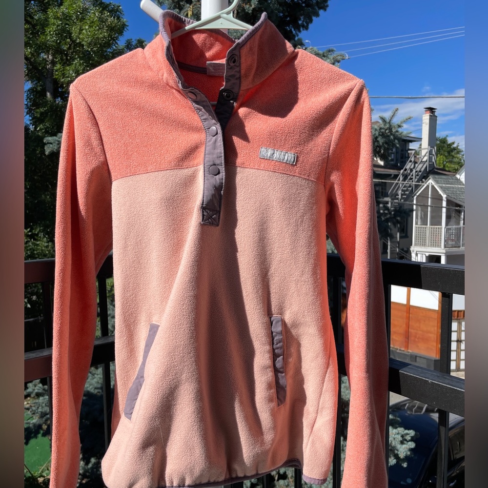 Retro Women’s Columbia Snap Fleece Hoodie